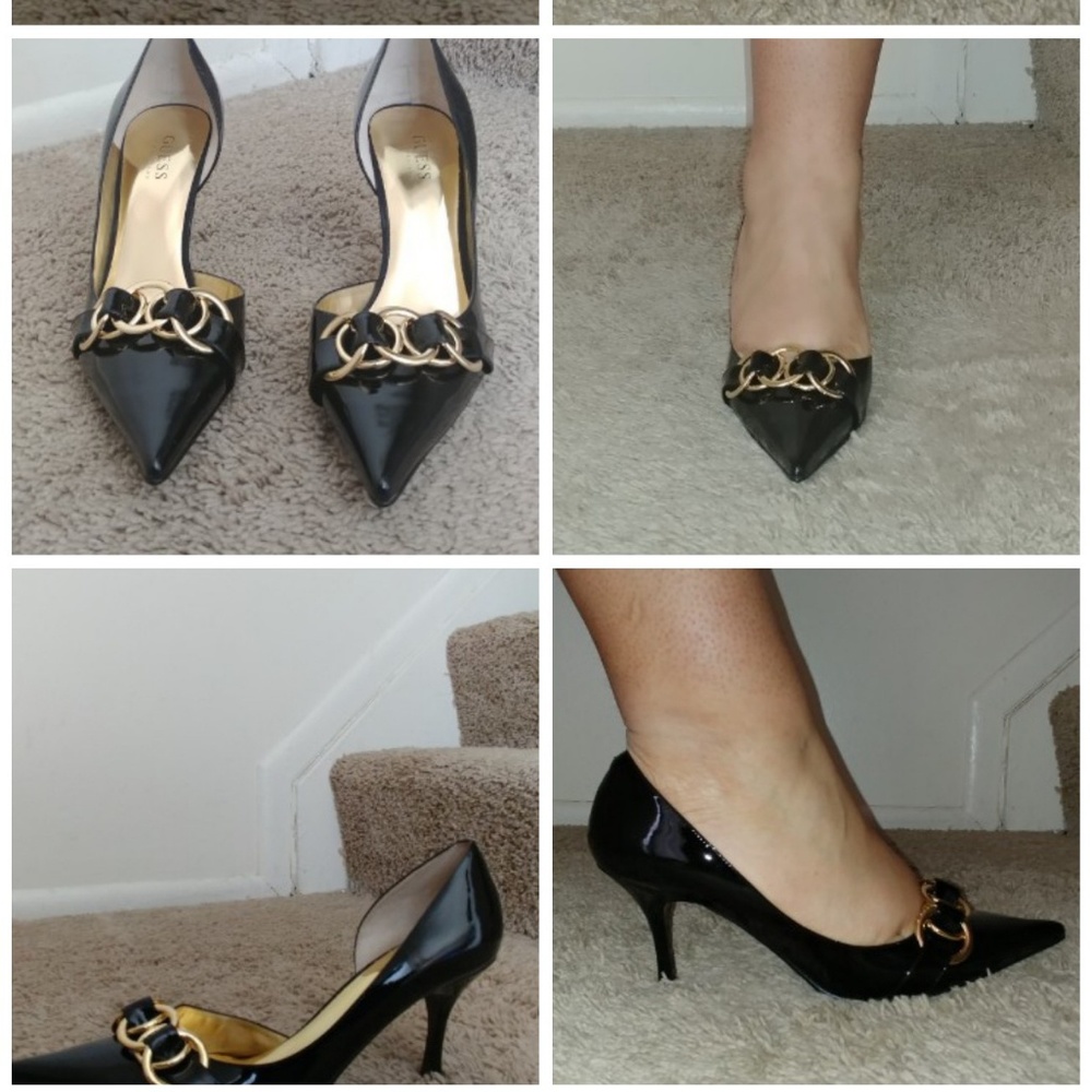 Guess heels never worn.